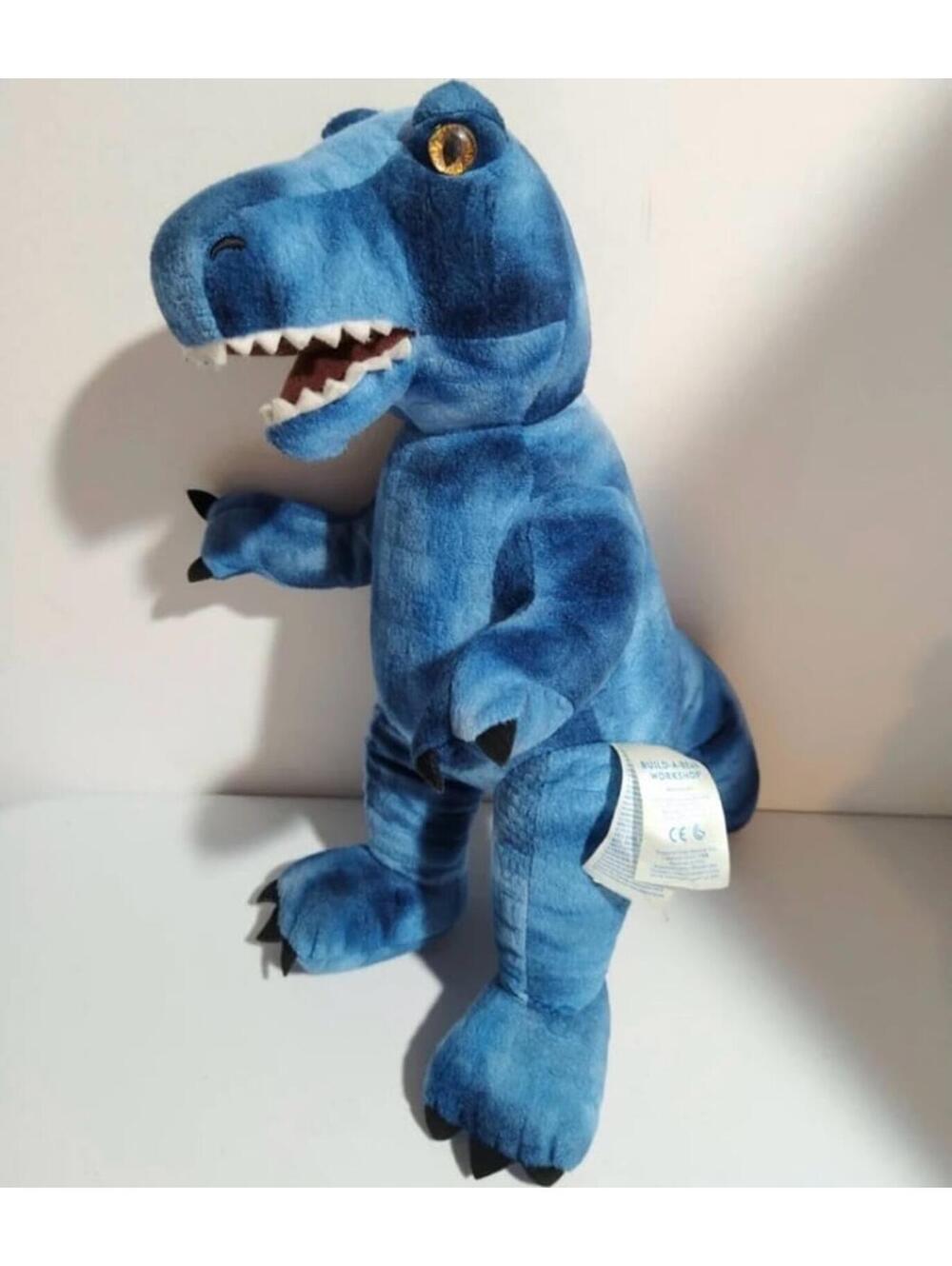 Build A Bear Tyar Tyrannosaurus Rex T Rex Dinosaur Plush Stuffed Animal Blue 16"